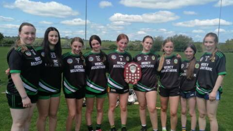 parnells players on the victourious mounthawk camogie team